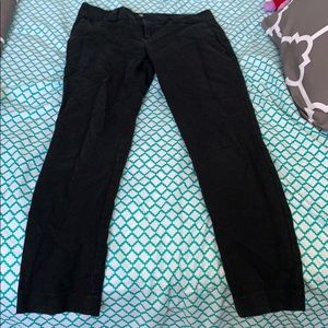 All black petite Martin fit pants